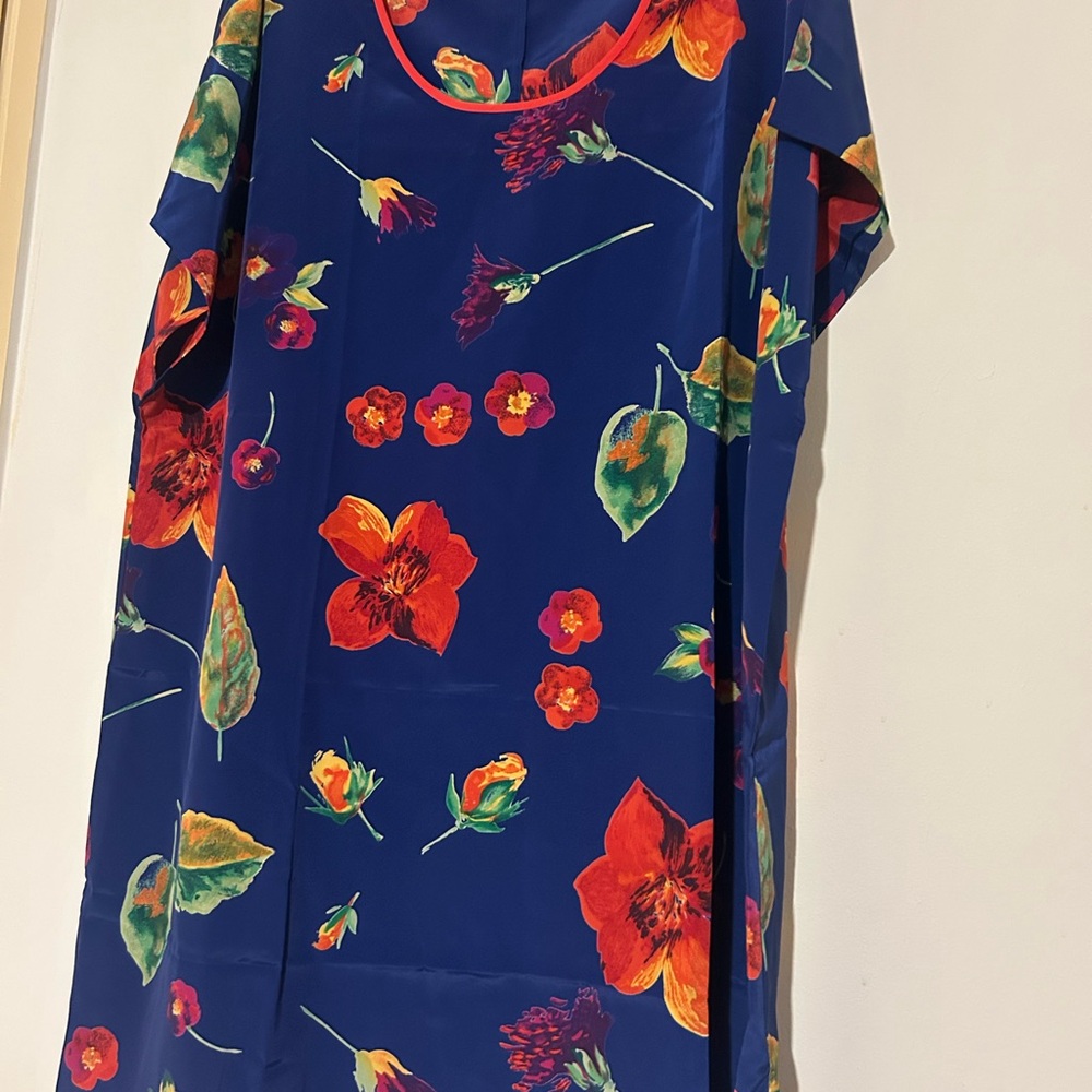Natori Multicolor Floral Blouse